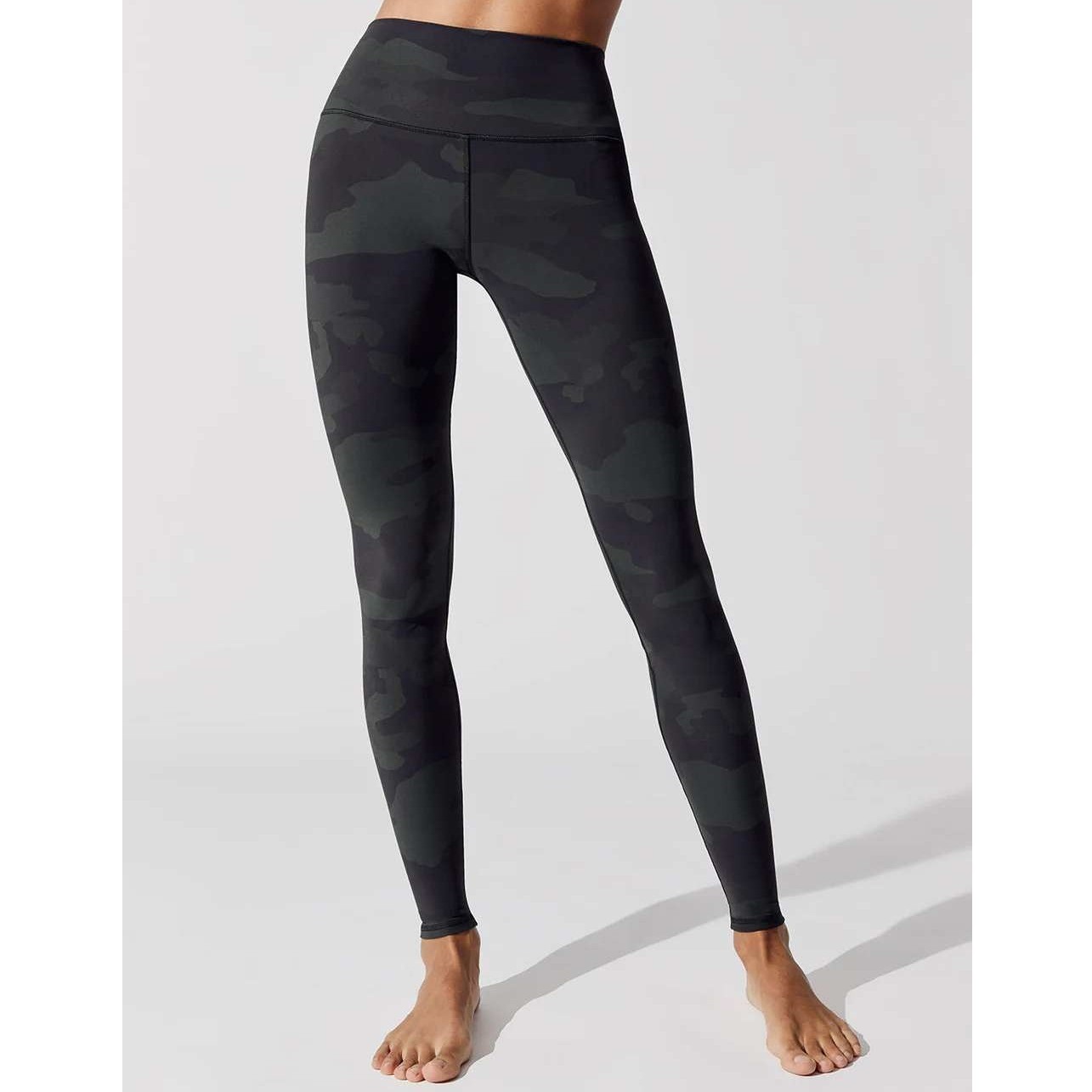 Alo Yoga Black Camouflage High Waist Vapor Leggings Size Small